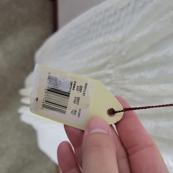 MSSP Max Studio Women's Off White Crochet Sleeveless Dress, Size Small - Picture 4 of 6